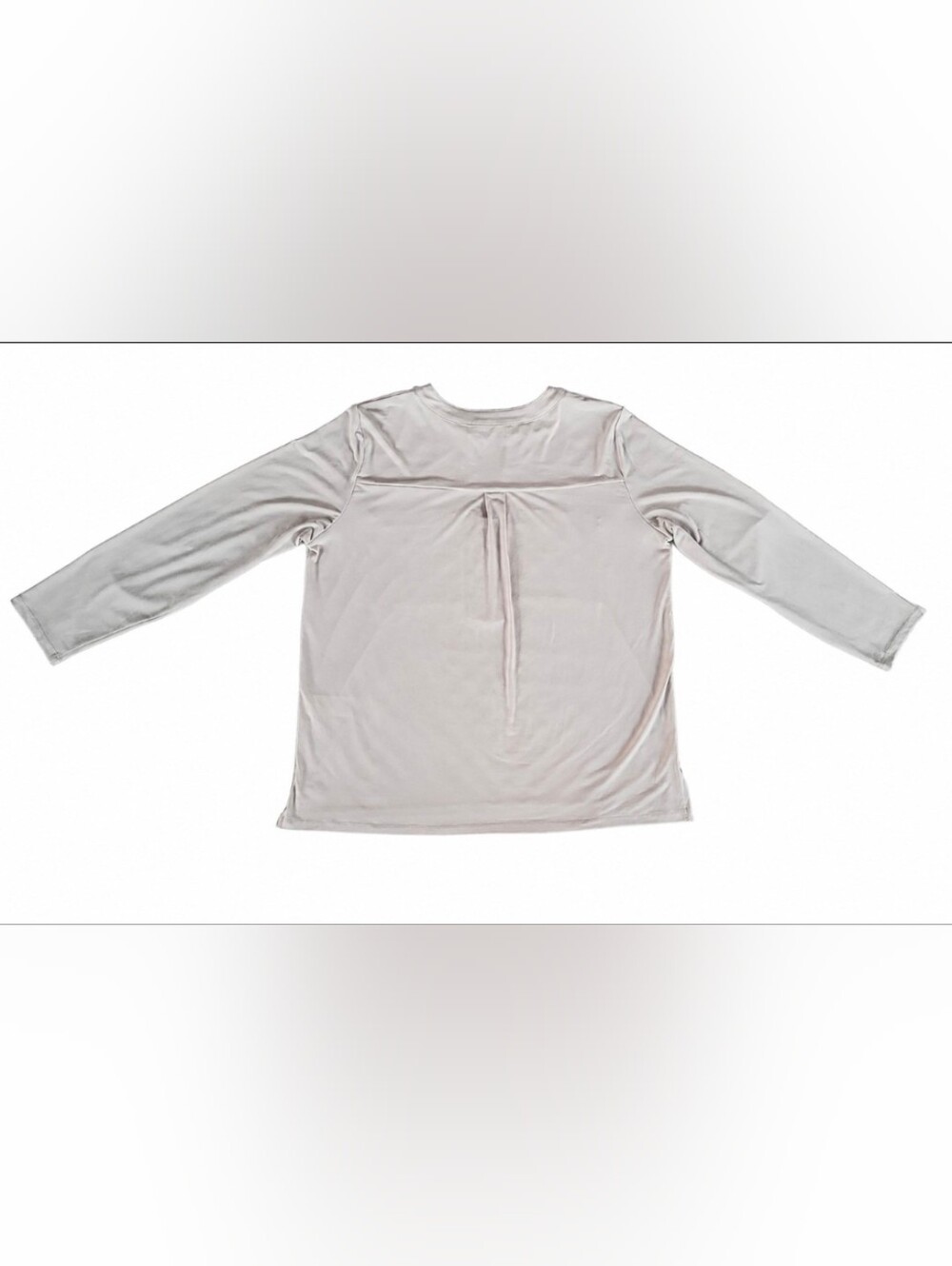 MICHAEL Michael Kors Light Tan Long Sleeve Half Zip Pocket Shirt XL - Picture 2 of 6